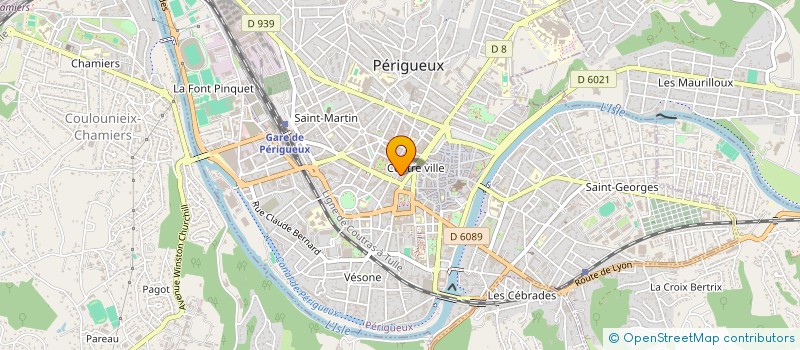 localisation de l'entreprise YRENE à PERIGUEUX