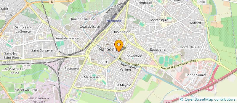 localisation de l'entreprise YRIION ART  NARBONNE