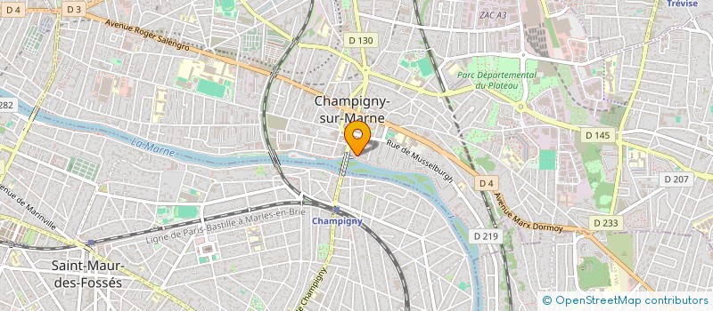 localisation de l'entreprise YRIS à CHAMPIGNY-SUR-MARNE