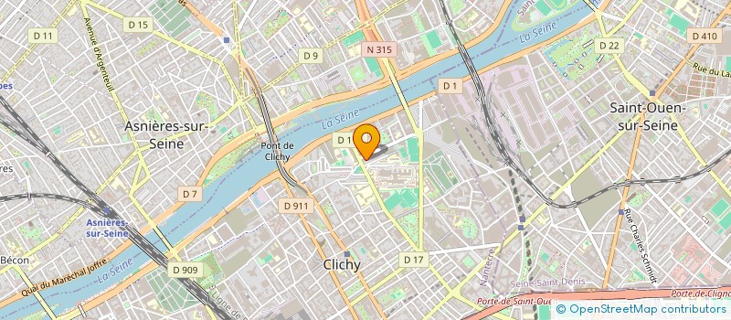 localisation de l'entreprise YRM CONSULTING à CLICHY