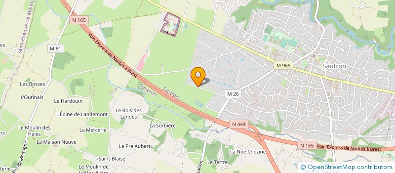 localisation de l'entreprise YRUAMA à SAUTRON