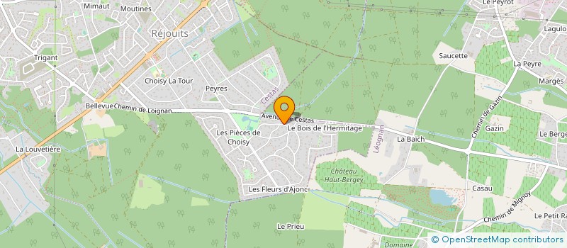 localisation de l'entreprise YRVIL SARL  CESTAS