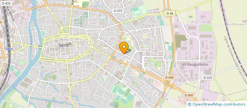 localisation de l'entreprise YS  SENS