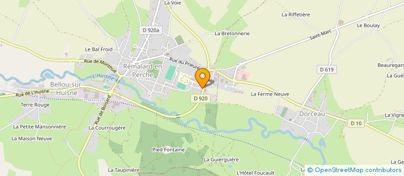 localisation de l'entreprise YS à REMALARD EN PERCHE