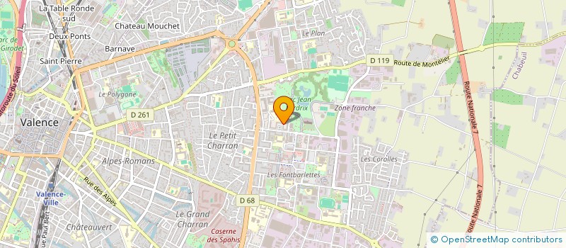 localisation de l'entreprise YS BATIMENT  VALENCE