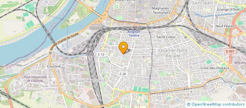 localisation de l'entreprise YS BTP 84  AVIGNON