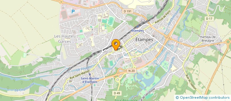 localisation de l'entreprise YS CHICKEN à ETAMPES