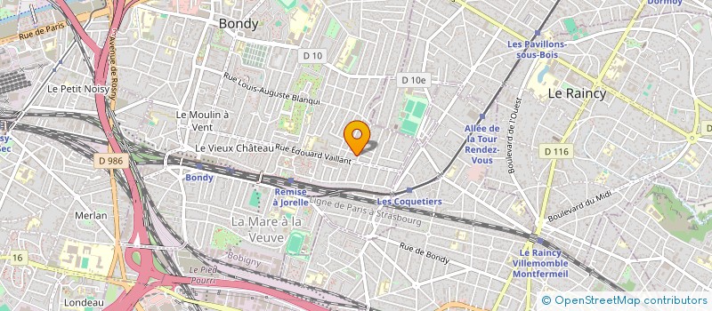 localisation de l'entreprise YS COMPAGNIE  AUBERVILLIERS