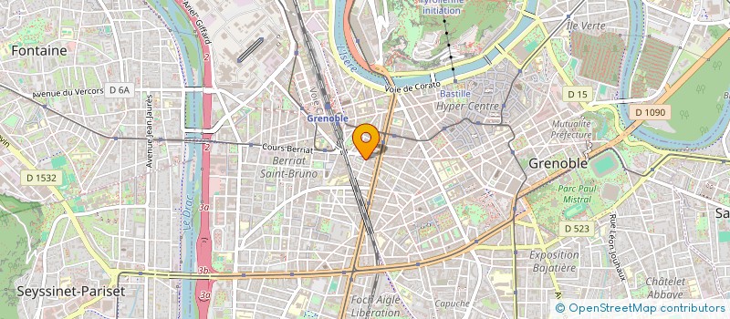 localisation de l'entreprise YS CONCIERGERIE à GRENOBLE