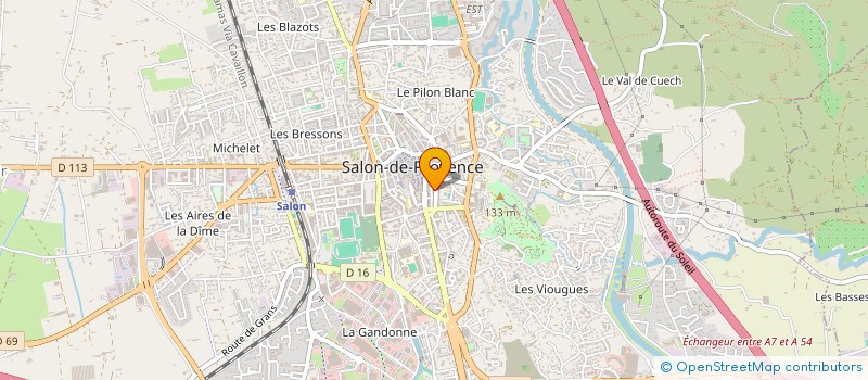 localisation de l'entreprise YS FRERES à SALON-DE-PROVENCE