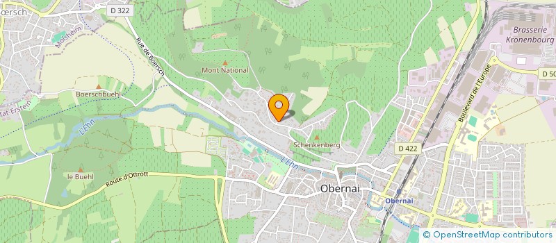 localisation de l'entreprise YS GESTION  OBERNAI