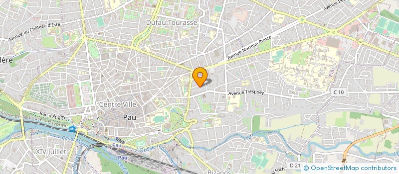 localisation de l'entreprise YS GROUP à PAU