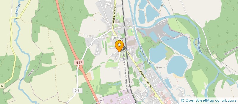 localisation de l'entreprise YS INVEST  IGNEY