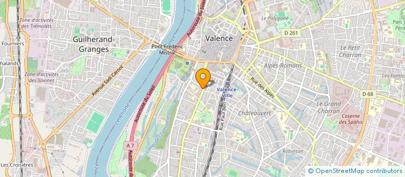 localisation de l'entreprise YS INVESTISSEMENTS  VALENCE