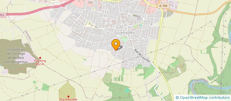 localisation de l'entreprise YS LOGISTIQUE à LEMPDES