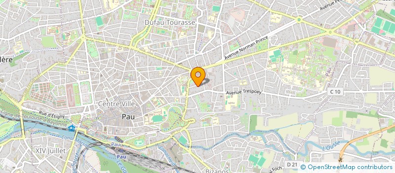 localisation de l'entreprise YS MURS à PAU