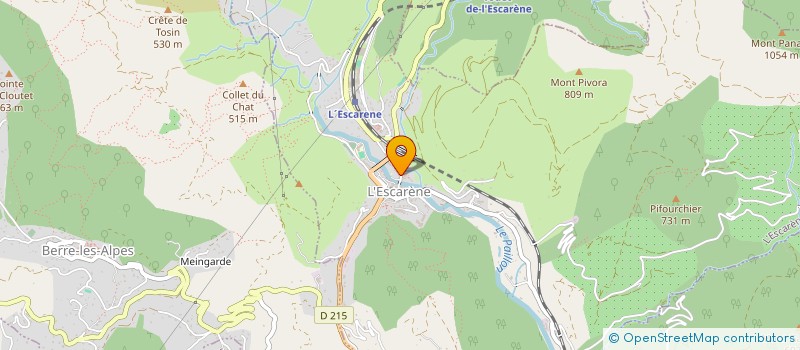 localisation de l'entreprise YS.NOUR  L'ESCARENE