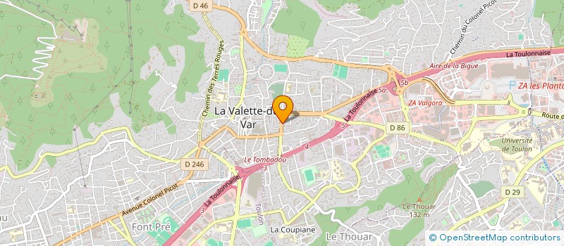 localisation de l'entreprise YS  PATRIMOINE ET CONSEIL à LA VALETTE-DU-VAR