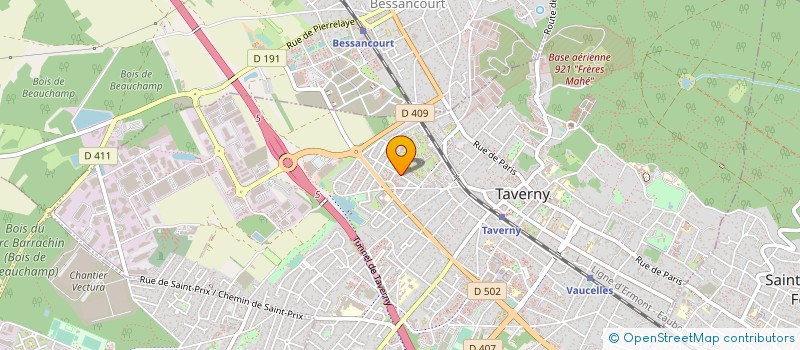 localisation de l'entreprise YS TRANSPORT  TAVERNY