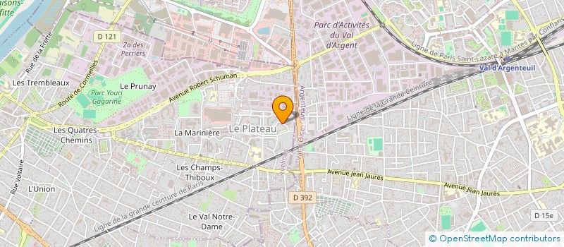 localisation de l'entreprise YS TRANSPORTS à SARTROUVILLE