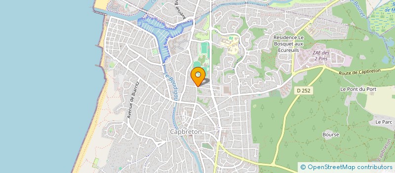 localisation de l'entreprise YS YOGIWEAR  CAPBRETON