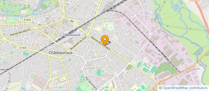 localisation de l'entreprise YS2L à CHATEAUROUX