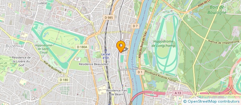 localisation de l'entreprise YS3A INVEST à SAINT-CLOUD