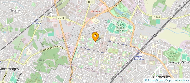 localisation de l'entreprise YSA EXPLORATION  SARCELLES