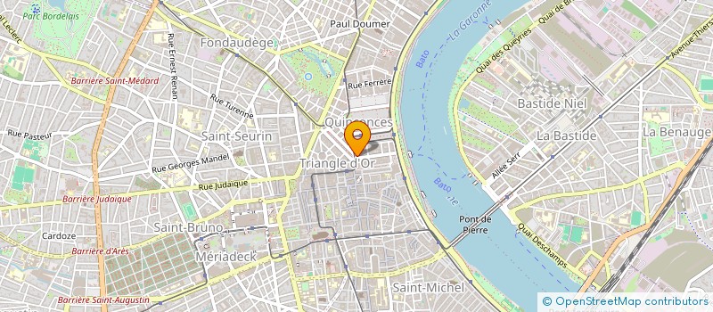 localisation de l'entreprise YSADIS à BORDEAUX