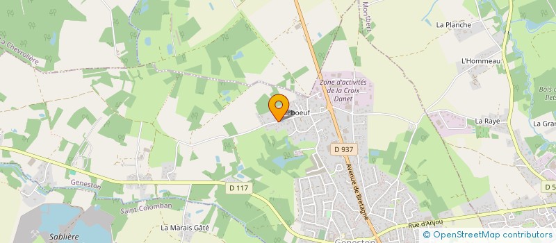 localisation de l'entreprise YSADOR  GENESTON