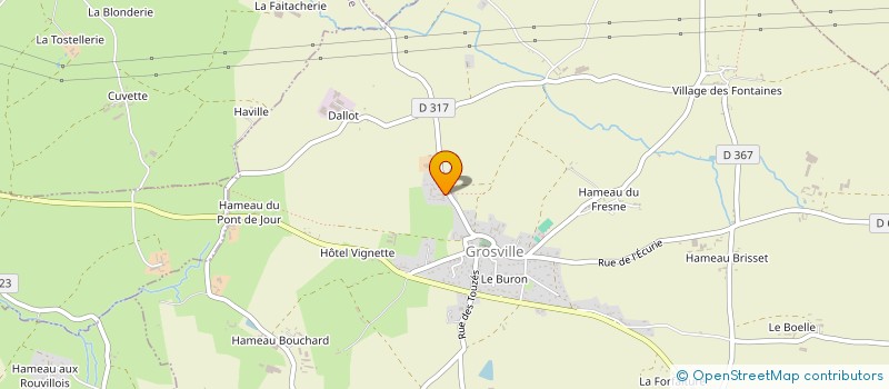 localisation de l'entreprise YSAGIM  GROSVILLE