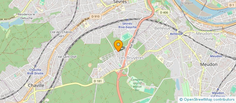 localisation de l'entreprise YSALEA à SEVRES