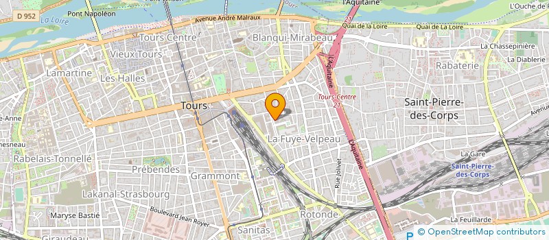 localisation de l'entreprise YSALIA CENTRE LOIRE HABITAT SOCIETE ANONYME D'HABITATIONS A LOYER MODERE  TOURS