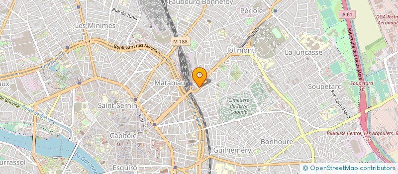 localisation de l'entreprise YSALIA GARONNE HABITAT SOCIETE ANONYME D'HABITATIONS A LOYER MODERE à TOULOUSE