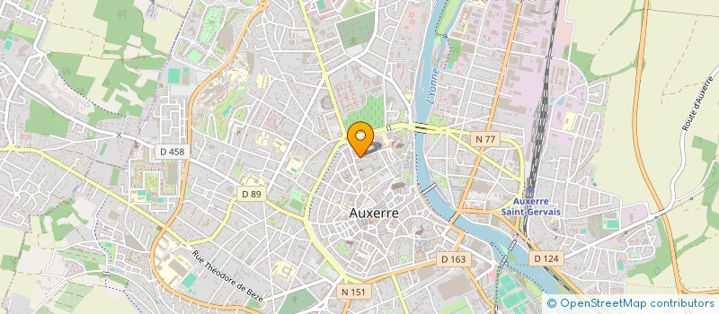 localisation de l'entreprise YSALINE à AUXERRE