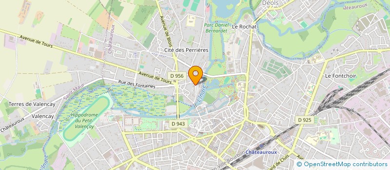 localisation de l'entreprise YSALIS à CHATEAUROUX