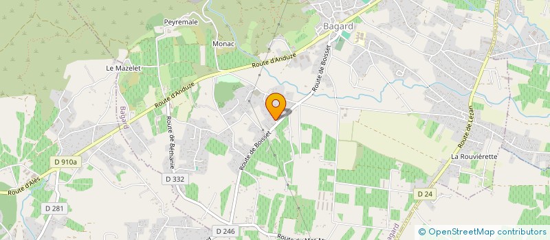 localisation de l'entreprise YSALOU  BAGARD