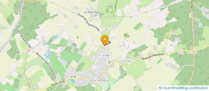 localisation de l'entreprise YSANFLO  YVRE-LE-POLIN