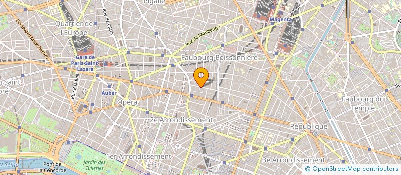 localisation de l'entreprise YSANGAR à PARIS