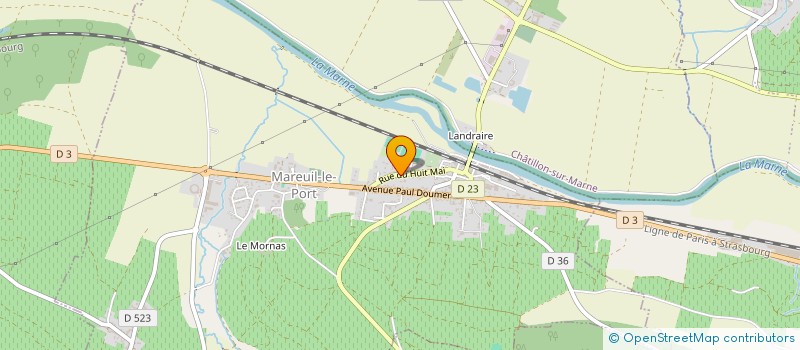 localisation de l'entreprise YSATIS  DORMANS