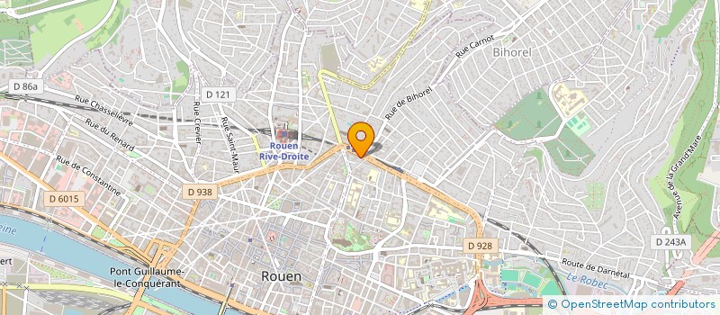 localisation de l'entreprise YSAURIS à ROUEN