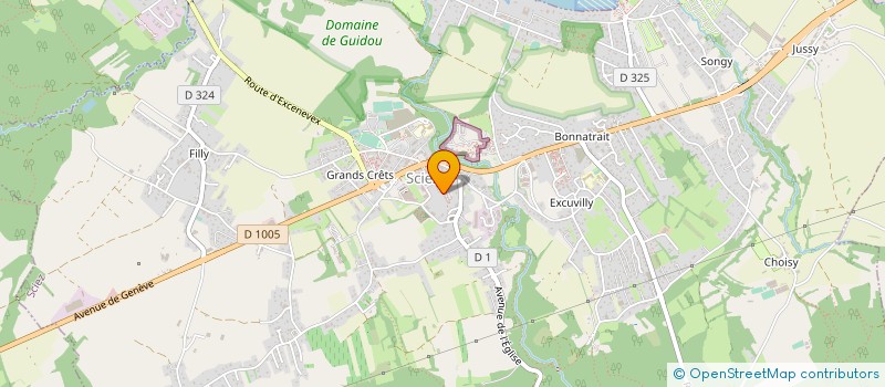 localisation de l'entreprise YSAWOOD à EXCENEVEX