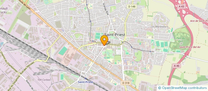 localisation de l'entreprise YSB à SAINT-PRIEST