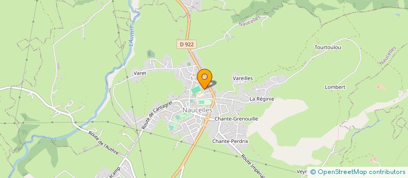 localisation de l'entreprise YSB à NAUCELLES