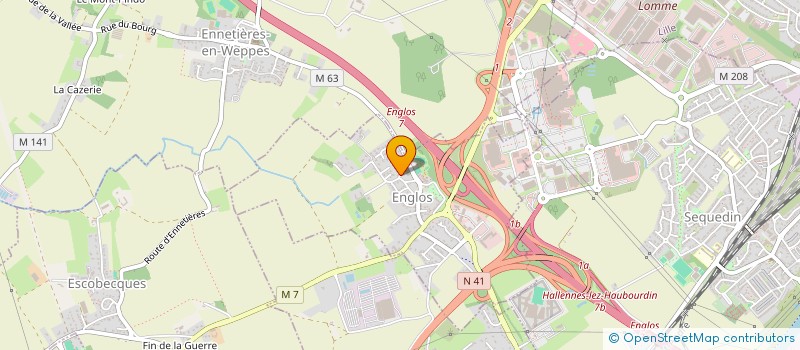 localisation de l'entreprise YSBILE  ENGLOS