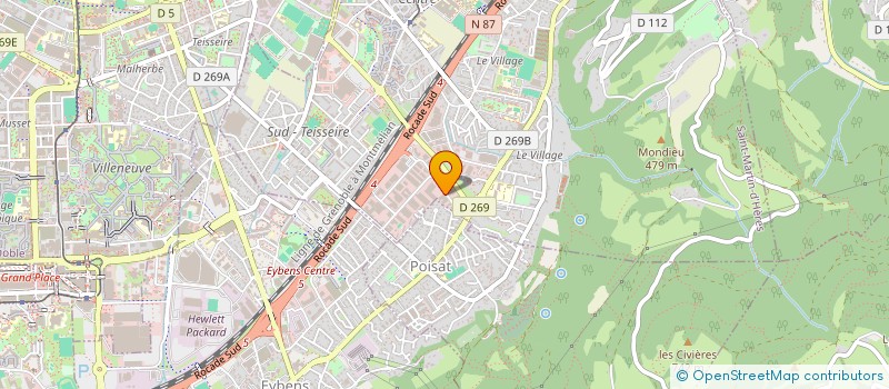 localisation de l'entreprise YSBJ  SAINT-MARTIN-D'HERES