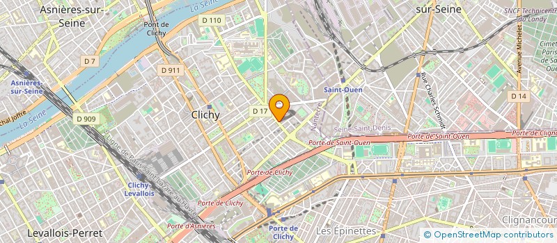 localisation de l'entreprise YSC à CLICHY