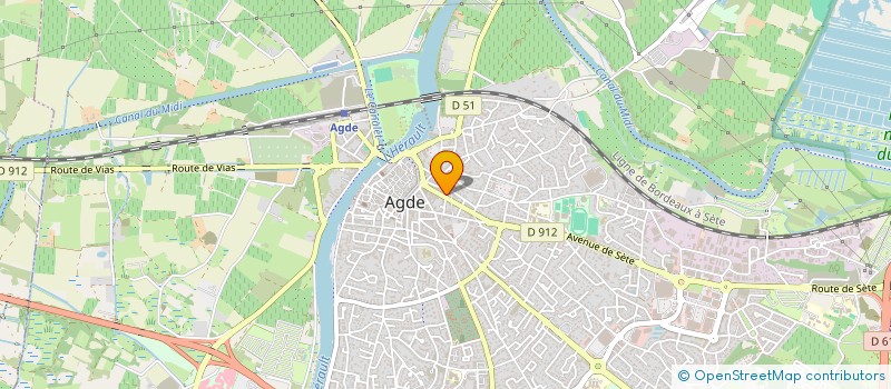 localisation de l'entreprise YSCO  PEZENAS