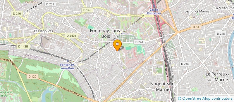 localisation de l'entreprise YSD GROUPE à FONTENAY-SOUS-BOIS