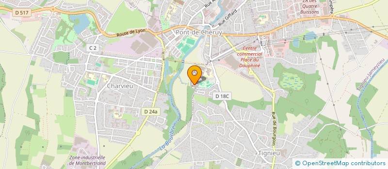 localisation de l'entreprise YSD TRANSPORT  PONT-DE-CHERUY